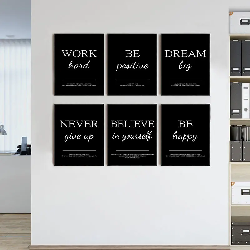 Resin Art Quote - Moderne, schlichte, inspirierende Zitate, Diamant-Kunst-Gemäldedrucke, nordische