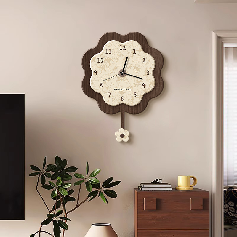 Resin Art Clock - Kreative Kunst-Wanduhr im chinesischen Stil mit