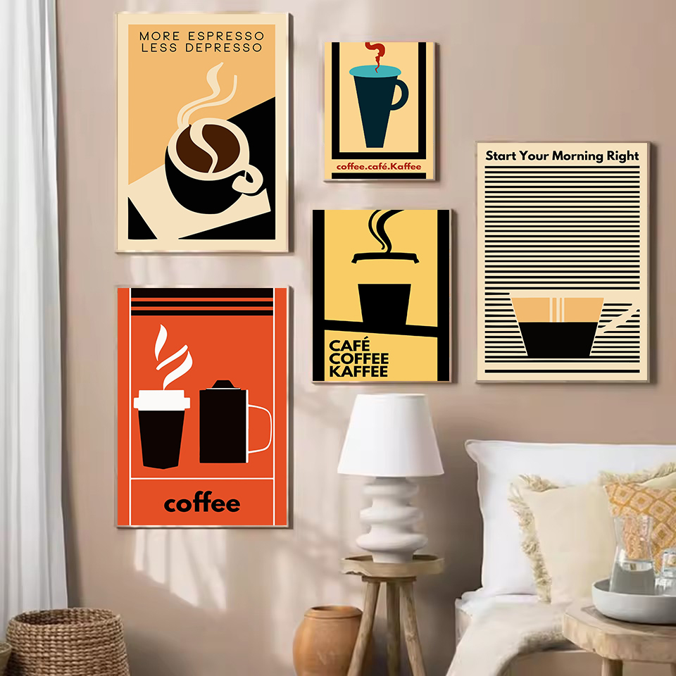 Resin Art Quote - Retro Minimalistische Lustige Kaffee-Zitate Mehr Espresso