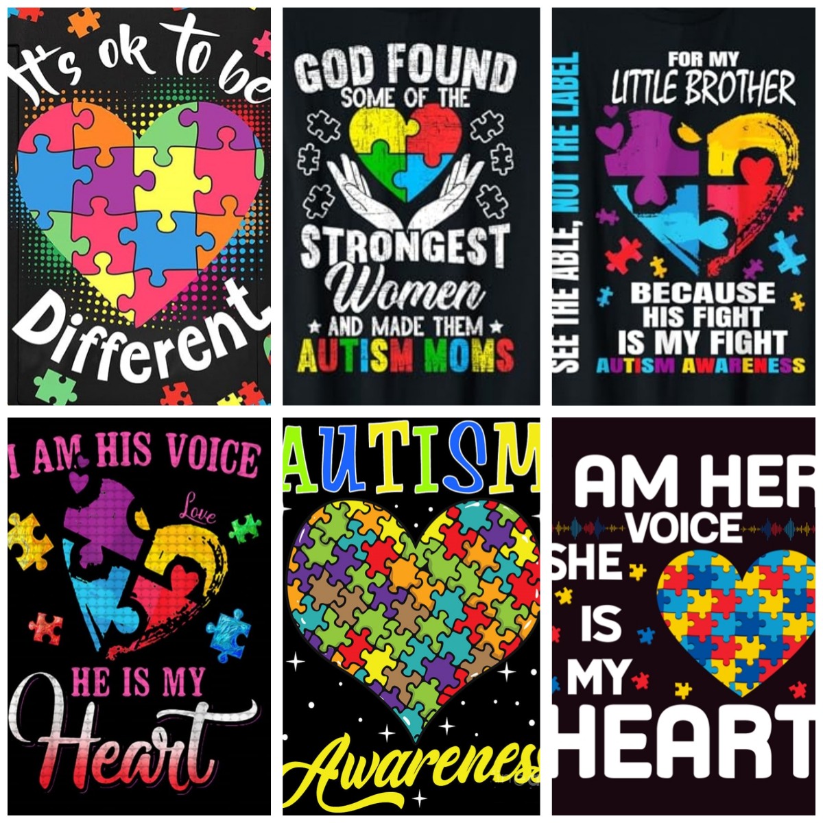 Resin Art Quote - Autismus-Bewusstseins-Poster, 5D-Diamantgemälde für Erwachsene, Diamantkunst, bunt