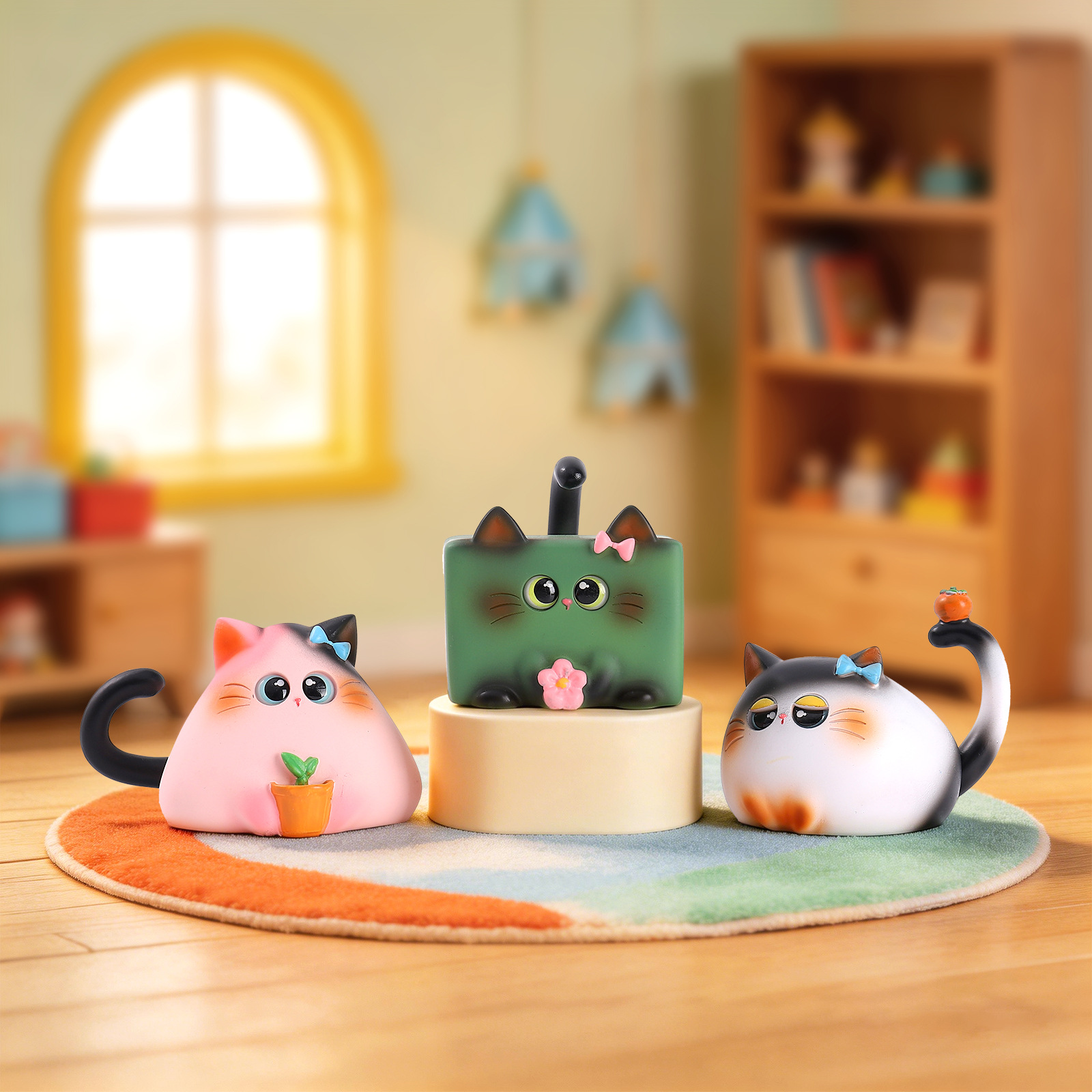 Blind Box Katzenfigur aus Harz – Resin Art Decoration Items Bewertung und Preis