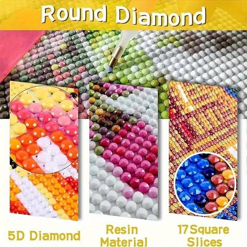 2D flache Abschluss-Diamantkun – Resin Art Meaning Bewertung und Preis