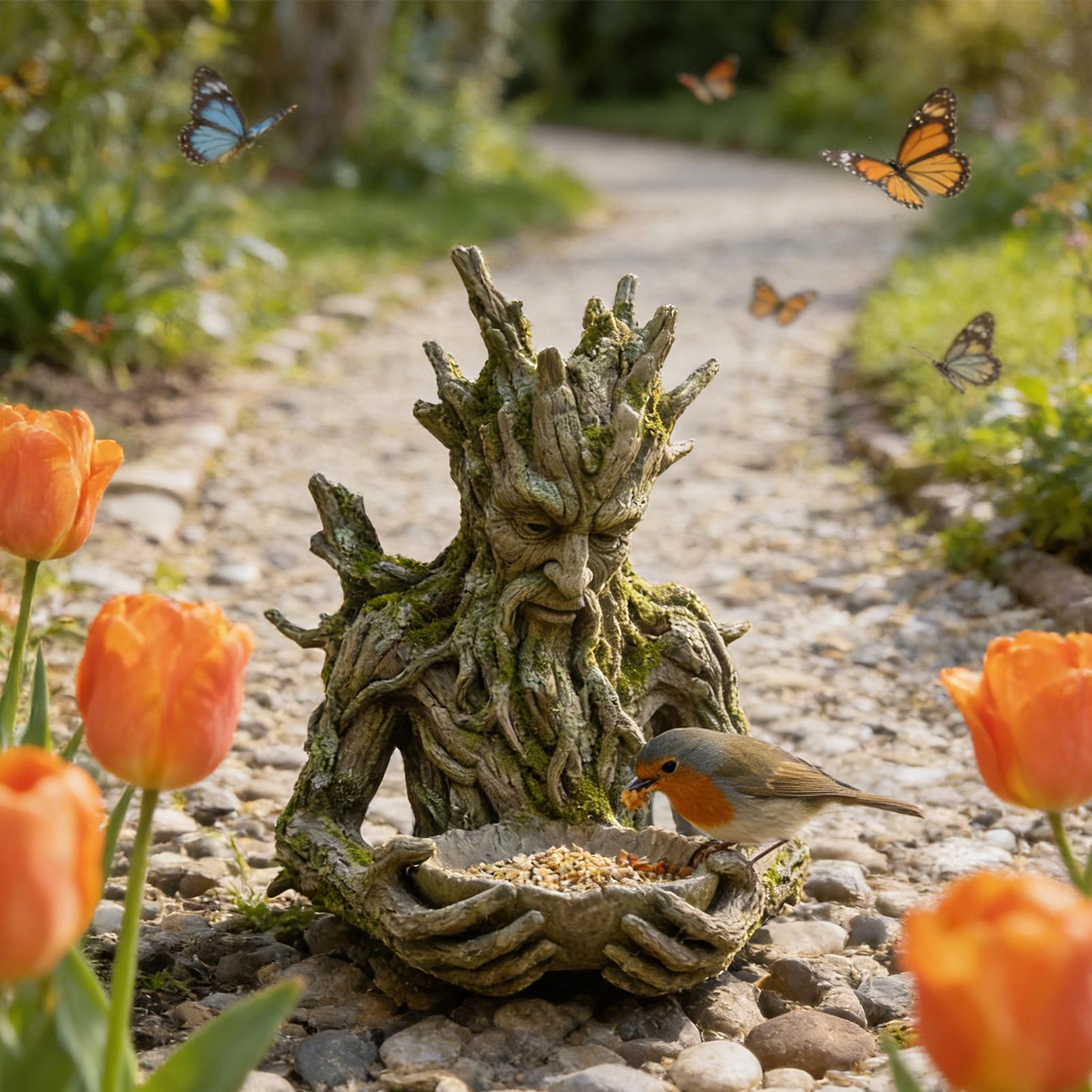 Am Baum montierter Vogelfutter – Resin Art On Wood Bewertung und Preis