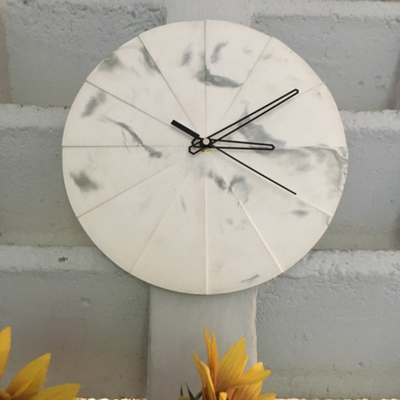 Rund beton wanduhr silikon for – Resin Art Clock Bewertung und Preis
